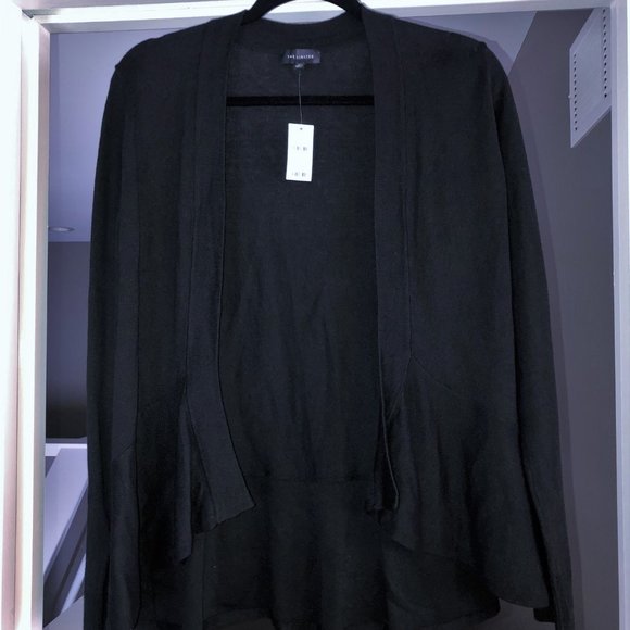 "SOLD" - Black Cardigan Sweater - Picture 2 of 4